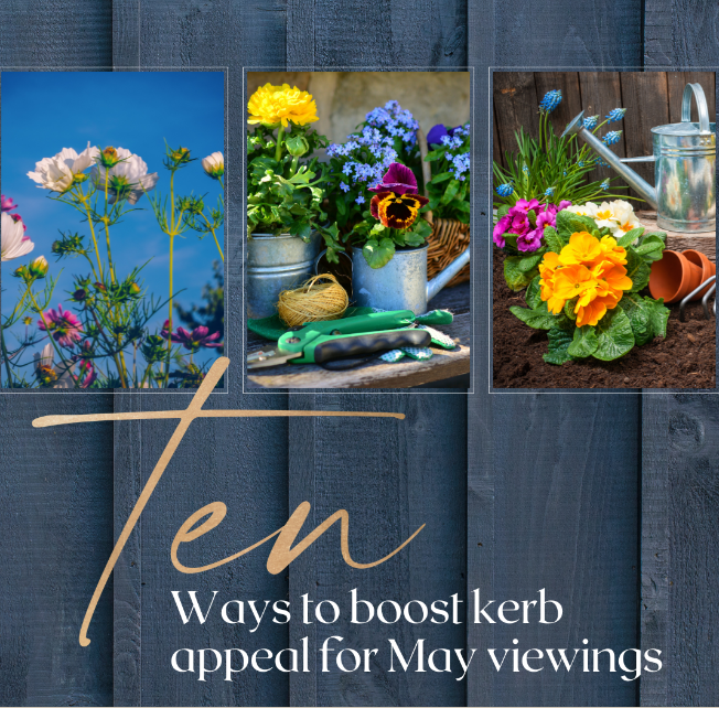 10 ways to boost kerb appeal for May viewings